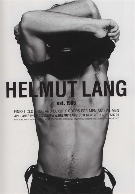 helmut lang sign in